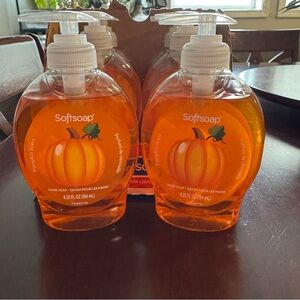 6 Softsoap Limited Edition Liquid Hand Soap Pumpkin Scent 6.25 fl oz Pump Bottle